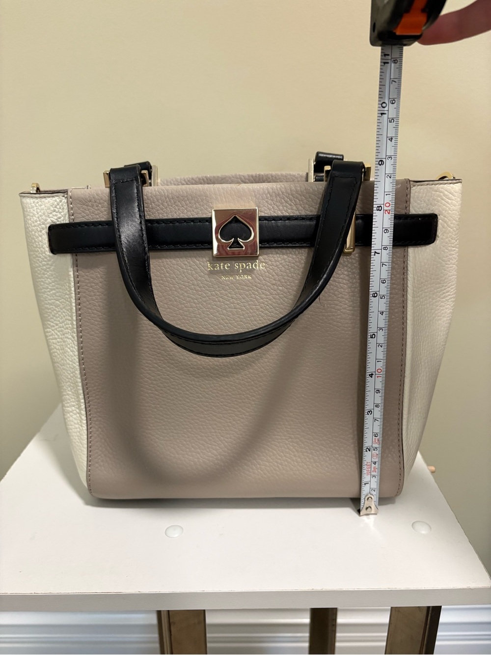 Kate Spade Two-Tone Top Handle Leather Bag - Picture 4 of 6